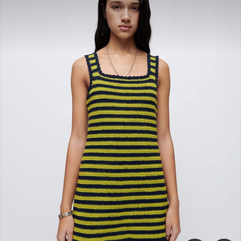 Re/done 70s crochet knit dress—blogger favorite